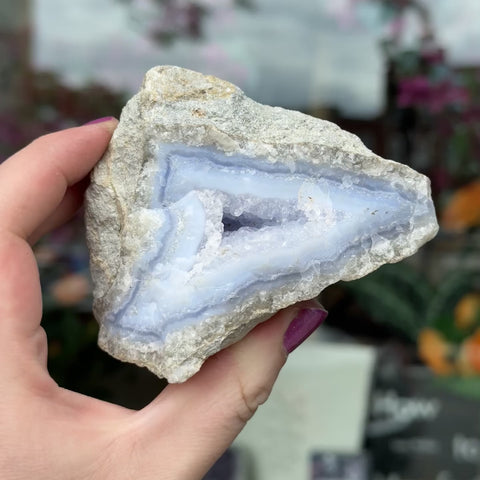 Blue Lace Agate "Penny"