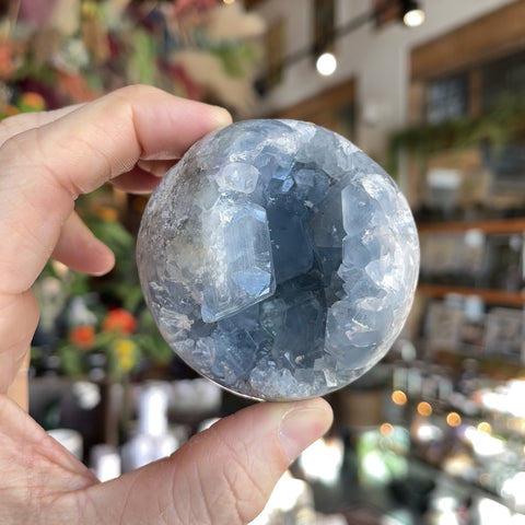 Celestite Sphere "Charles"