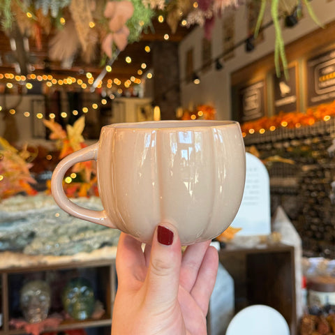 Primitives by Kathy Pumpkin Mug | Cream