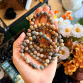 Ravenstone Crystals Alashan Agate Stretch Bracelet