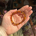 Ravenstone Crystals Amber Stretch Bracelet