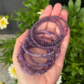 Ravenstone Crystals Amethyst Stretch Bracelet | 4mm