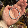 Ravenstone Crystals Angelite Stretch Bracelet | 4mm