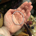 Ravenstone Crystals Aquamarine Stretch Bracelet | 4mm