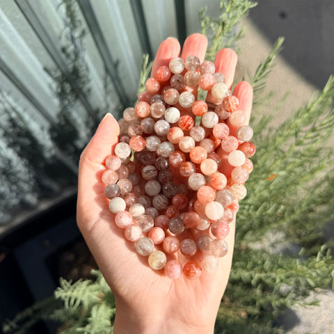 Ravenstone Crystals Arusha Sunstone Stretch Bracelet | 9mm