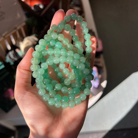 Ravenstone Crystals Aventurine Stretch Bracelet