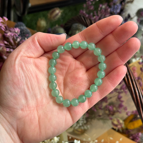 Ravenstone Crystals Aventurine Stretch Bracelet