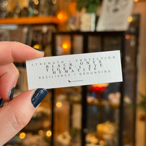 Ravenstone Crystals Black Onyx, Hematite, & Tiger's Eye Stretch Bracelet