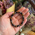 Ravenstone Crystals Black Onyx, Hematite, & Tiger's Eye Stretch Bracelet