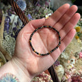 Ravenstone Crystals Black Onyx, Hematite, & Tiger's Eye Stretch Bracelet | 4mm