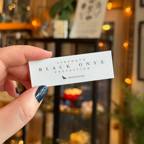 Ravenstone Crystals Black Onyx Stretch Bracelet