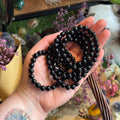 Ravenstone Crystals Black Tourmaline Stretch Bracelet