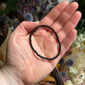 Ravenstone Crystals Black Tourmaline Stretch Bracelet | 4mm