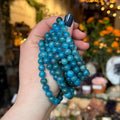 Ravenstone Crystals Blue Apatite Stretch Bracelet