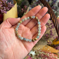 Ravenstone Crystals Blue Onyx Stretch Bracelet