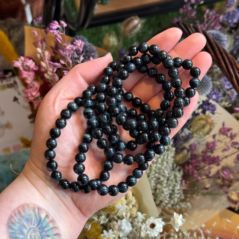 Ravenstone Crystals Blue Tiger's Eye Stretch Bracelet