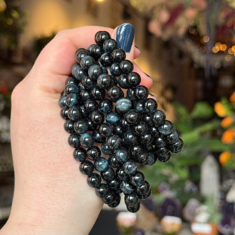 Ravenstone Crystals Blue Tiger's Eye Stretch Bracelet