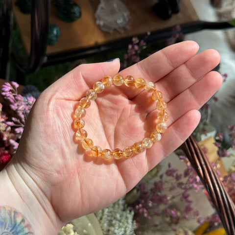 Ravenstone Crystals Citrine Stretch Bracelet
