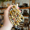 Ravenstone Crystals Crazy Lace Agate Stretch Bracelet