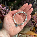 Ravenstone Crystals Evil Eye Stretch Bracelet | White