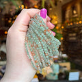 Ravenstone Crystals Faceted Arusha Sunstone Stretch Bracelet | 4mm