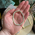 Ravenstone Crystals Faceted Chrysoprase Stretch Bracelet | 4mm