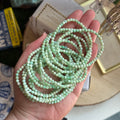 Ravenstone Crystals Faceted Chrysoprase Stretch Bracelet | 4mm