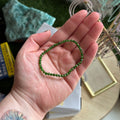 Ravenstone Crystals Faceted Diopside Stretch Bracelet | 4mm