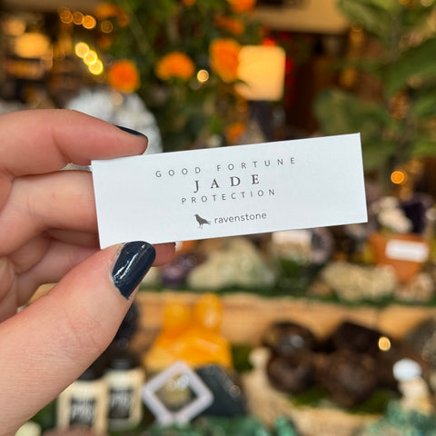 Ravenstone Crystals Faceted Jade Stretch Bracelet