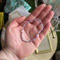 Ravenstone Crystals Faceted Lepidolite Stretch Bracelet | 4mm