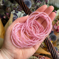 Ravenstone Crystals Faceted Rose Quartz Stretch Bracelet | 4mm