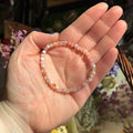 Ravenstone Crystals Flower Agate Stretch Bracelet | 4mm