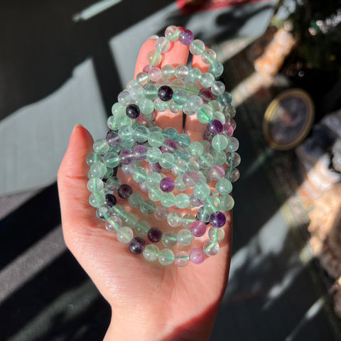 Ravenstone Crystals Fluorite Stretch Bracelet