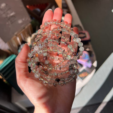 Ravenstone Crystals Garden Quartz Stretch Bracelet