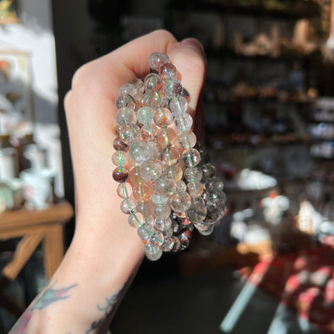 Ravenstone Crystals Garden Quartz Stretch Bracelet