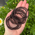 Ravenstone Crystals Garnet Stretch Bracelet | 4mm