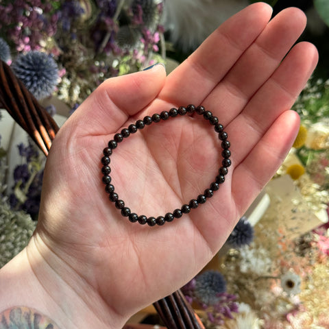Ravenstone Crystals Garnet Stretch Bracelet | 4mm