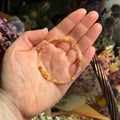 Ravenstone Crystals Golden Healer Quartz Stretch Bracelet | 4mm