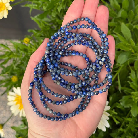 Ravenstone Crystals Lapis Lazuli Stretch Bracelet | 4mm