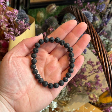 Ravenstone Crystals Lava Stretch Bracelet