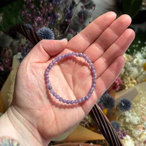 Ravenstone Crystals Lepidolite Stretch Bracelet | 4mm