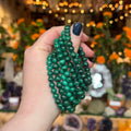 Ravenstone Crystals Malachite Stretch Bracelet