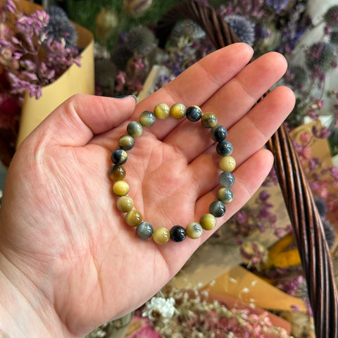 Ravenstone Crystals Mixed Tiger's Eye Stretch Bracelet