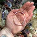 Ravenstone Crystals Morganite Stretch Bracelet | 4mm