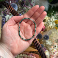 Ravenstone Crystals Moss Agate Stretch Bracelet | 4mm