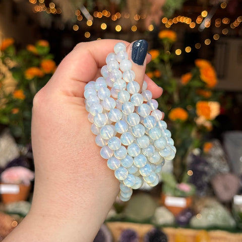 Ravenstone Crystals Opalite Stretch Bracelet