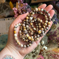 Ravenstone Crystals Peanut Wood Stretch Bracelet
