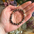 Ravenstone Crystals Petrified Wood Stretch Bracelet
