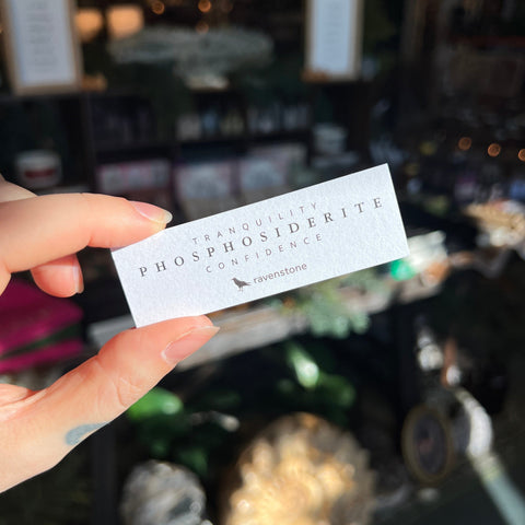 Ravenstone Crystals Phosphosiderite Stretch Bracelet