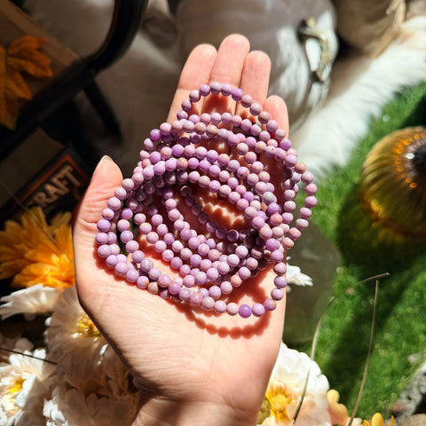 Ravenstone Crystals Phosphosiderite Stretch Bracelet | 5mm